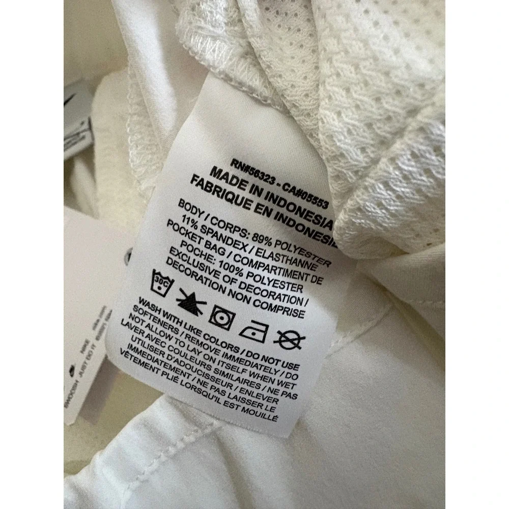 Nike‎ Womens Dri-FIT UV Victory Golf Shorts White Size M NEW
